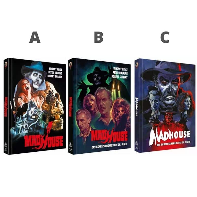 _Madhouse - Das Schreckenshaus des Dr. Death_ ab 25. September in 3 Blu-ray Mediabooks
