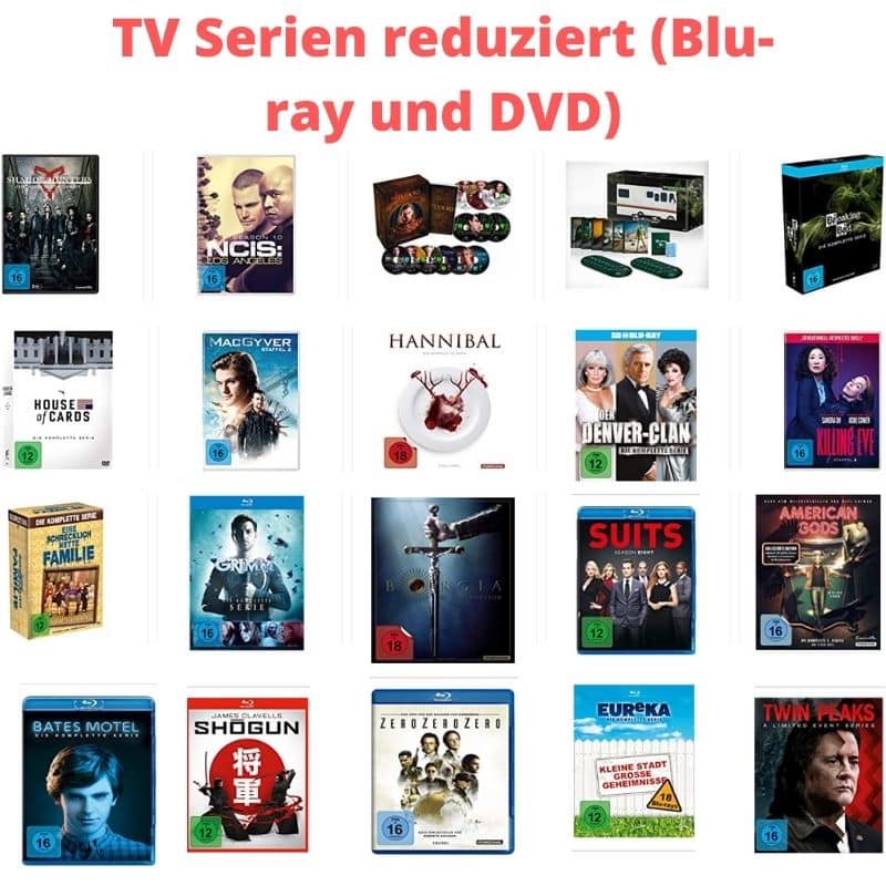 TV Serien reduziert (Blu-ray und DVD)
