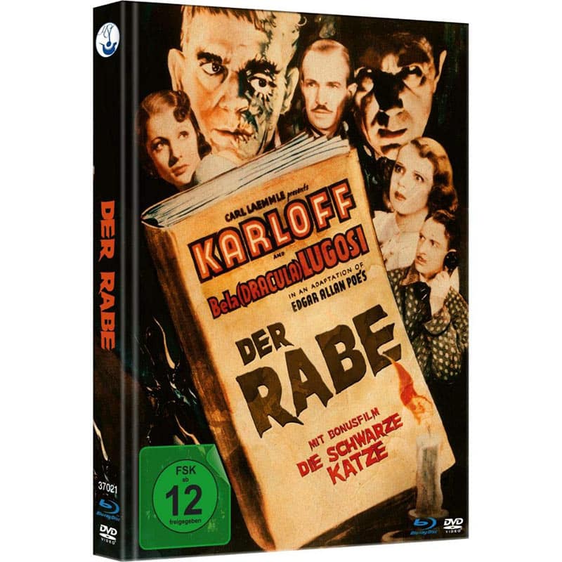 Der-Rabe---Limited-Mediabook-(Blu-ray+DVD-inkl.-Bonusfilm-Die-schwarze-Katze)