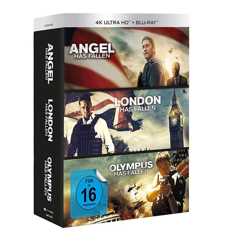 Olympus/London/Angel has fallen – Triple Film Collection (4K UHD + Blu-ray) für 37,97€