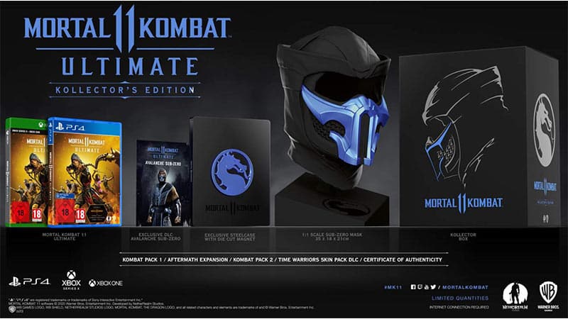 mortal kombat 11 steelbook ps4