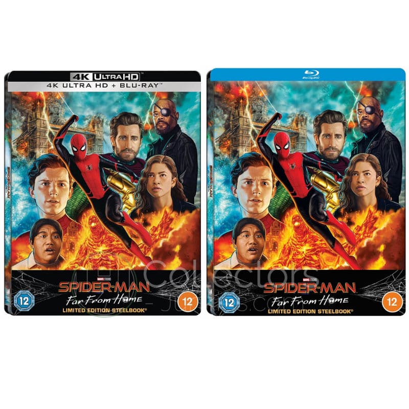 Spider-Man-Far-from-Home-ab-Dezember-im-Zavvi-exklusiven-4K--und-HD-Lenticular-Steelbook