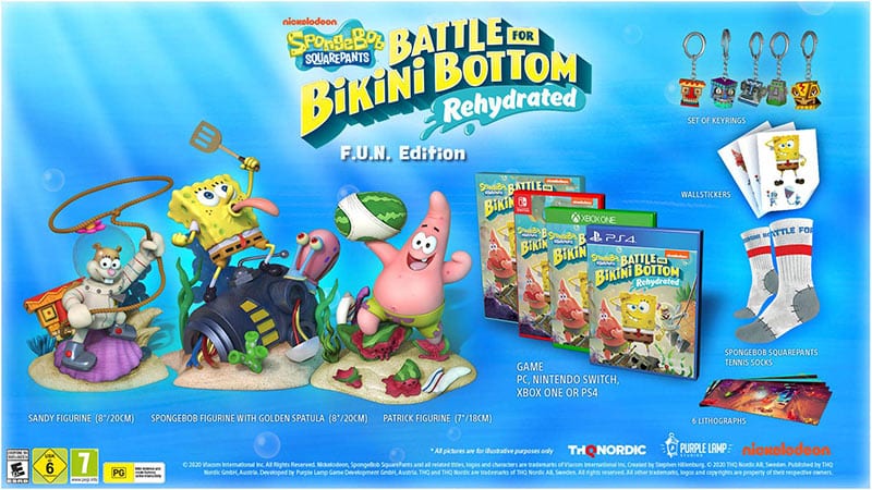 „Spongebob SquarePants: Battle for Bikini Bottom“ Shiny Edition für 34,99€ & F.U.N. Edition für 59,99€
