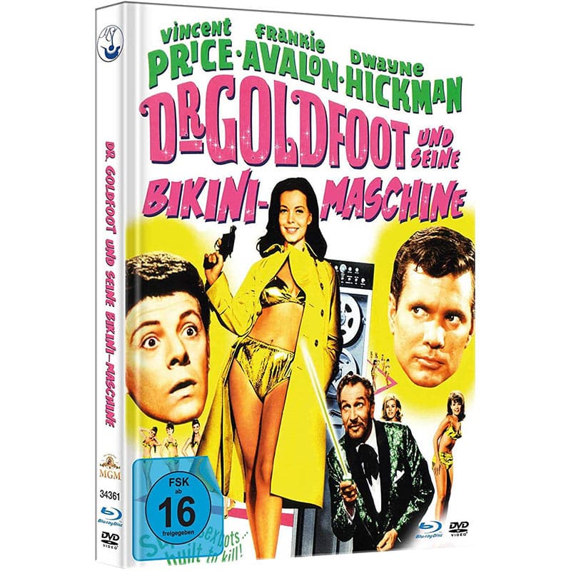 „Dr. Goldfoot und seine Bikini-Maschine“ Mediabook Edition (Blu-ray + DVD) für 11,94€