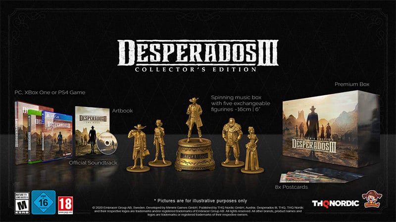 „Desperados 3“ Collectors Edition für Playstation 4, Xbox One & PC für je 34,99€
