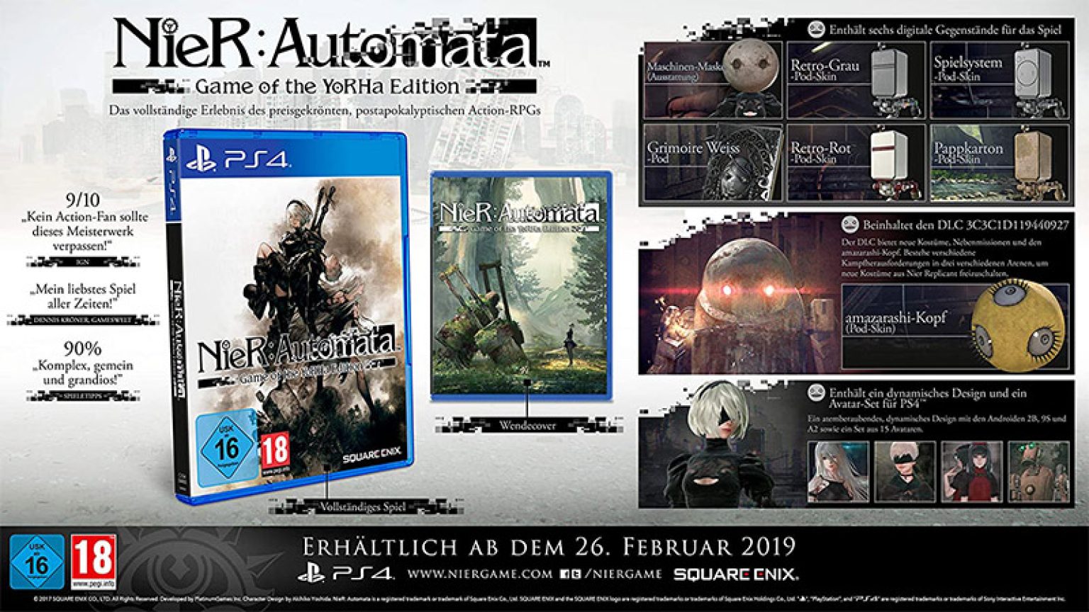NieR: Automata Game of the YoRHa Edition (Playstation 4) für 13,54€