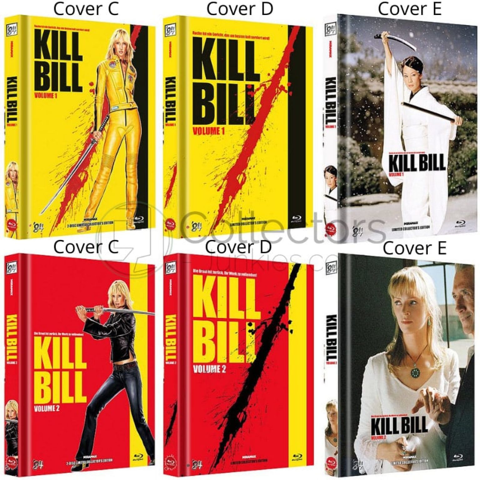 Kill Bill vol. 1 & 2 erscheint in weiteren Bluray Mediabooks