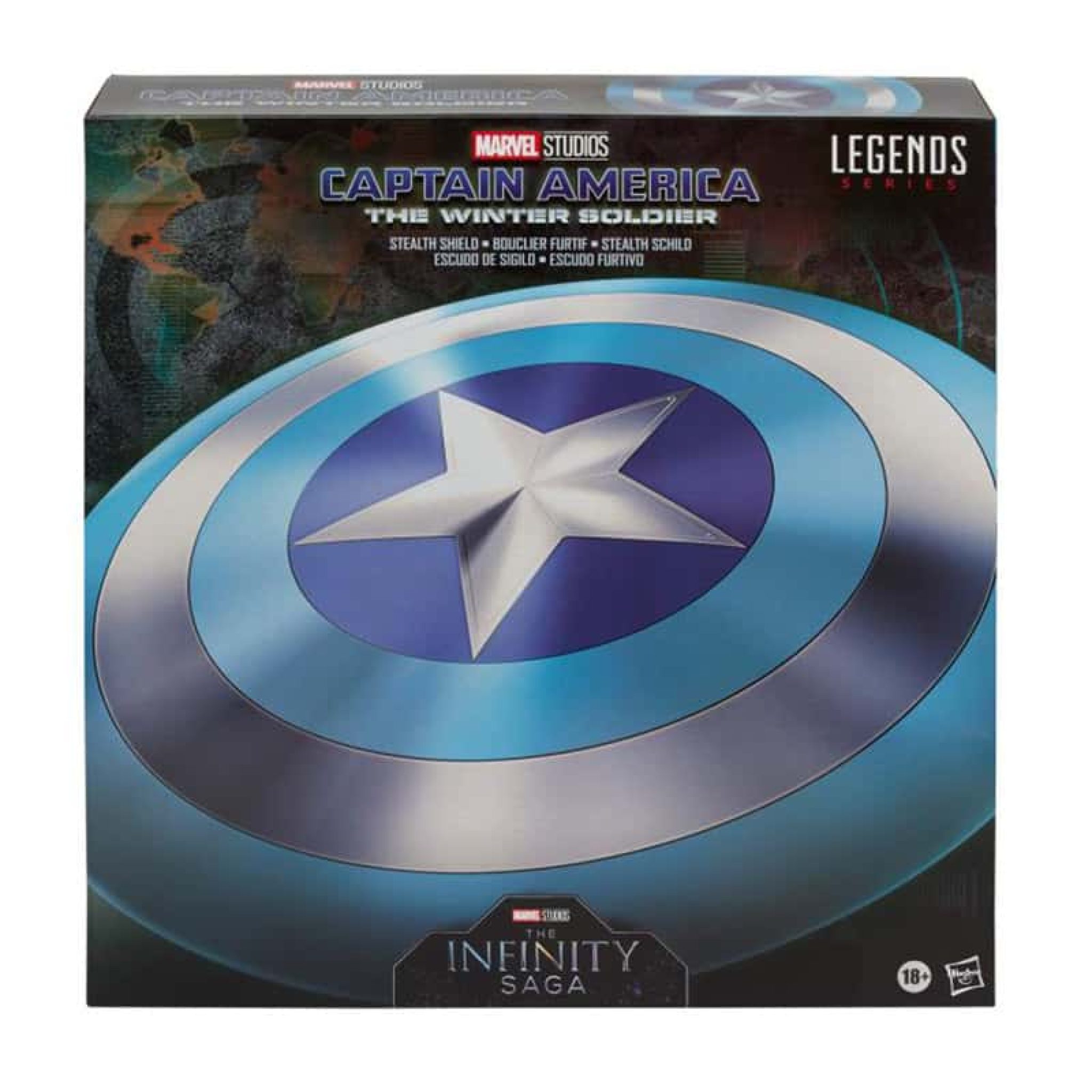 Captain America Stealth-Schild 1:1 Replik, Captain America: The Winter Soldier | Sci-Fi Corner