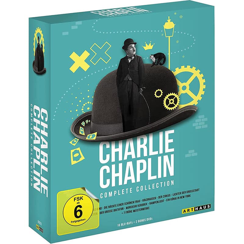 „Charlie Chaplin – Complete Collection“ auf Blu-ray für 61,99€