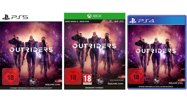 Outriders für die Playstation 5/4, Xbox One/Series X und PC für je 9,99€