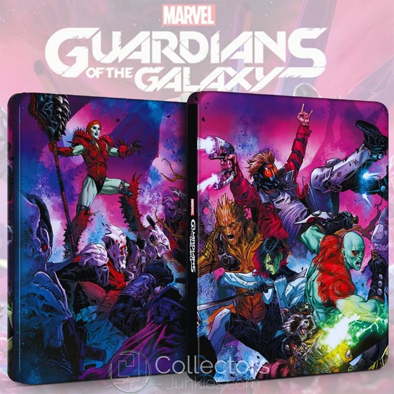 Marvel's Guardians of the Galaxy” inkl. Steelbook für die Playstation 5/4  für 36,09€ & Xbox Series X/One für 37,23€