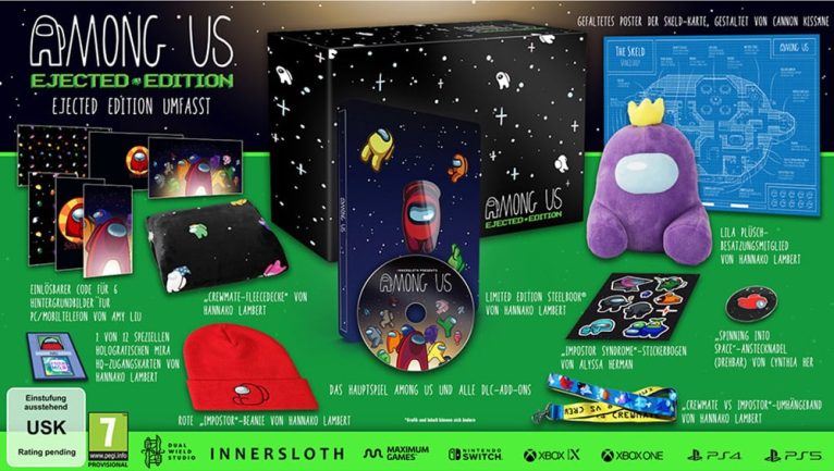 „Among Us“ verschiedene Imposter Edition 39,99€ & Ejected Edition 71,99€