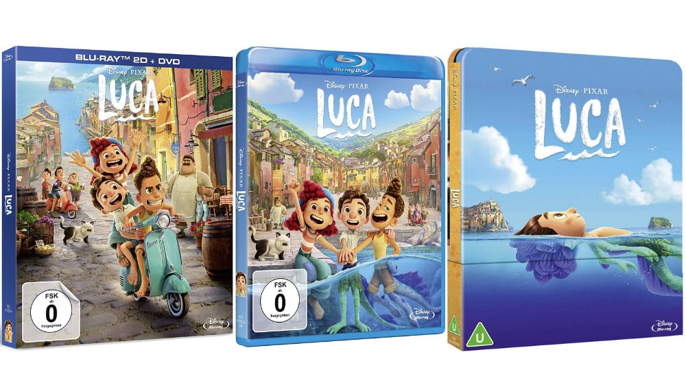 “Luca” ab September als Deluxe Edition sowie in den Standard Varianten auf Blu-ray und DVD | Blu-ray Steelbook (UK/ FR/ ES) – Update2