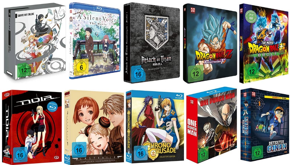 Anime Convention Deals bei Amazon – unter anderem mit: reduzierte Gesamtausgaben auf Blu-ray und DVD