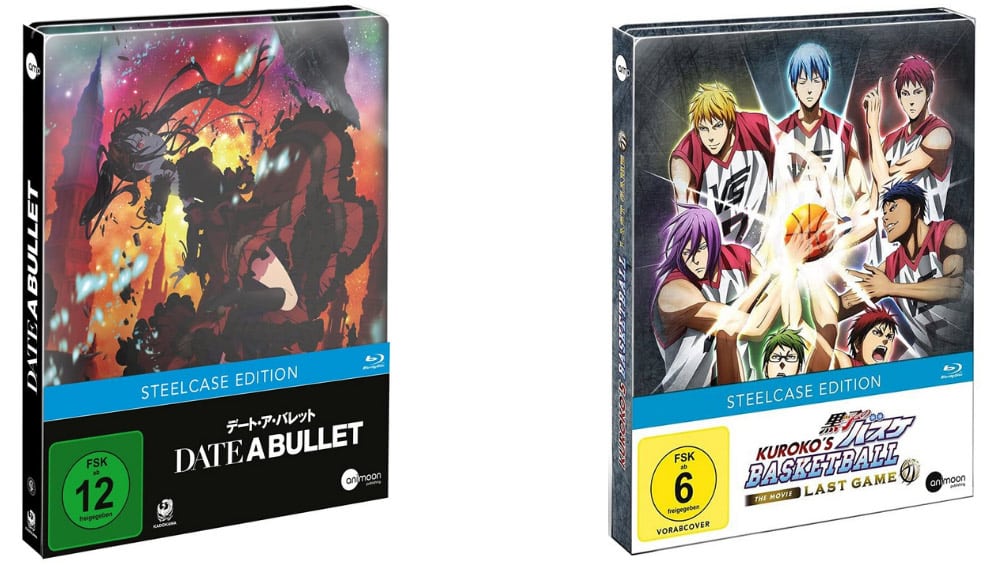 „Kuroko’s Basketball The Movie: Last Game“ & „Date A Bullet – The Movie“ jeweils im Blu-ray FuturePak