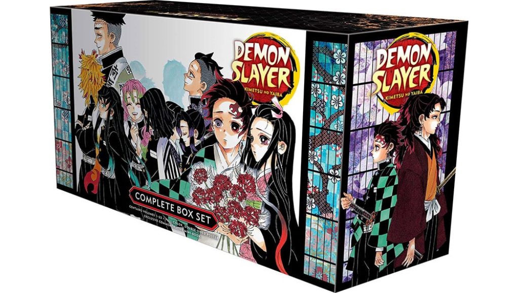“Demon Slayer Complete Box Set” inkl. den Volumes 123 + Booklet & doppelseitigem Poster “Demon Slayer Complete Box Set” inkl. den Volumes 123 + Booklet & doppelseitigem Poster