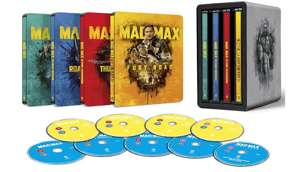“Mad Max 1-4” 4-Film 4K Steelbook Collection für 79,99€