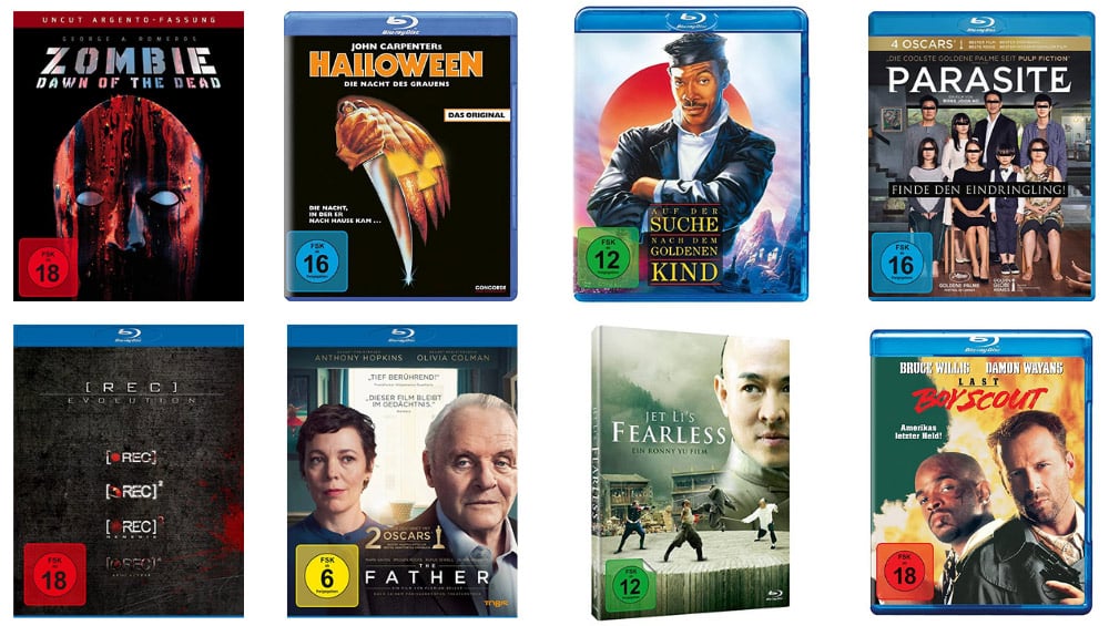 Blu-rays & DVDs reduziert bei Amazon – unter anderem: Fearless im Blu-ray Mediabook für 14,97€