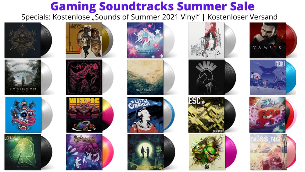 Black Screen Records Summer Sale – Kostenlose „Sounds of Summer 2021 Vinyl“ & Kostenloser Versand ab 10€ Bestellwert sowie Sale- und Restock-Artikel