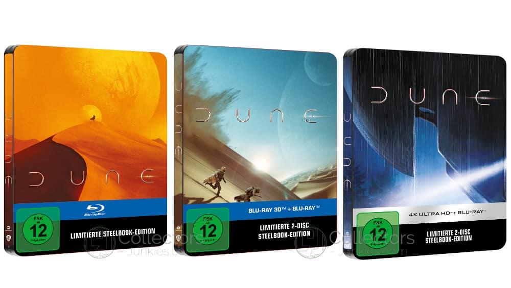 “Dune (2021)” im 2D Steelbook für 22,99€ | 3D/2D Steelbook für 36,99€ | 4K Steelbook für 38,99€