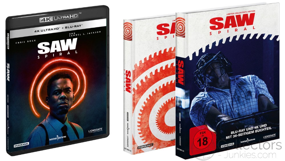 “SAW: Spiral (2021)” im 4K Digibook und als Standard Variante auf 4K UHD, Blu-ray und DVD | ab Januar 2022 – Update4