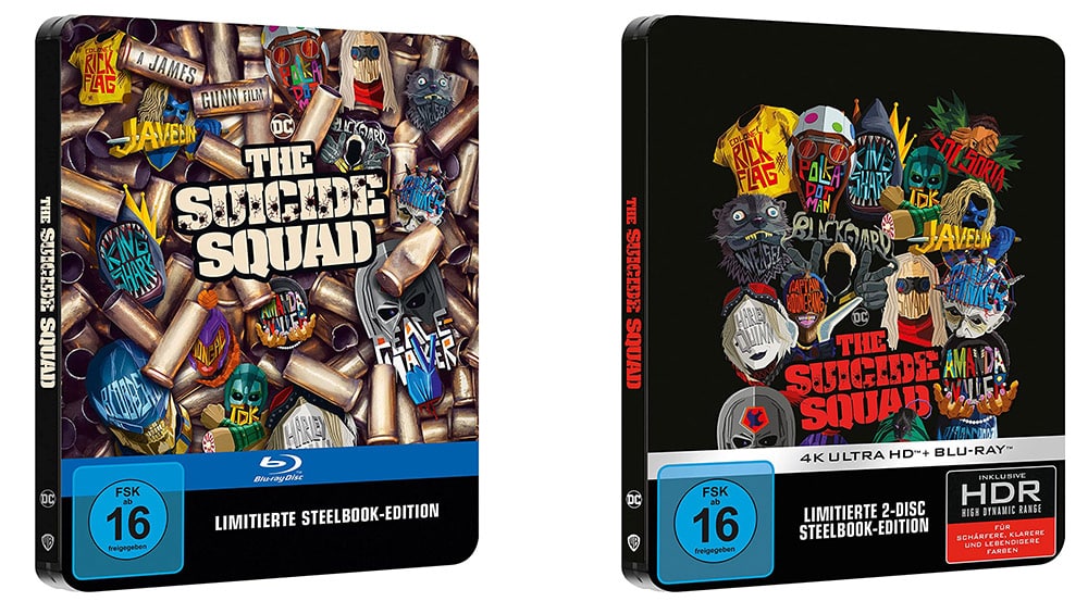 “The Suicide Squad” im 4K Steelbook für 29,91€ und im Blu-ray Steelbook für 24,99€