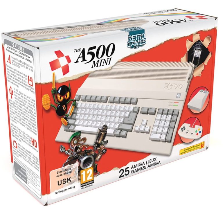 „THEA500 Mini Konsole“ mit 25 vorinstallierten Spieleklassikern | ab März 2022 – Update4