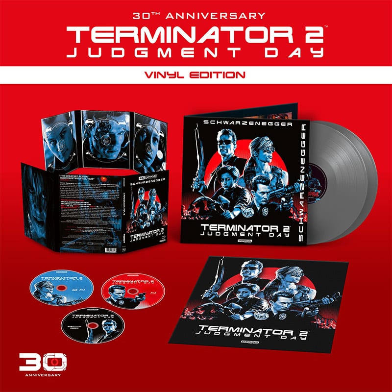 „Terminator 2“ 30th Anniversary Vinyl Edition (Ultra HD Blu-ray & 3D & 2D Blu-ray) ab November 2023 – Update