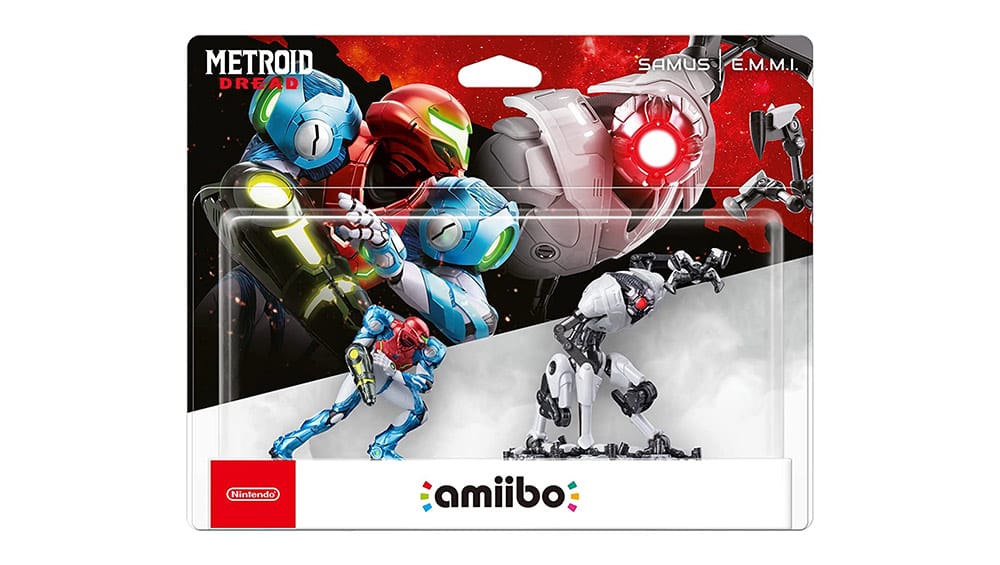 „Metroid Dread“ amiibo-Doppelpack Samus und E.M.M.I. (Nintendo Switch) für 14,99€