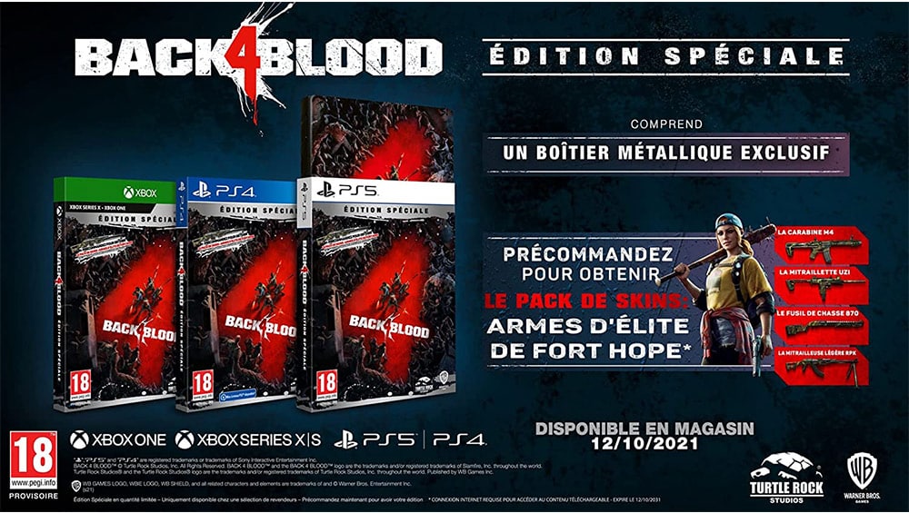 “Back 4 Blood” Special Edition für die Playstation 4 für 18,45€, Xbox Series X/ One für 23,47€