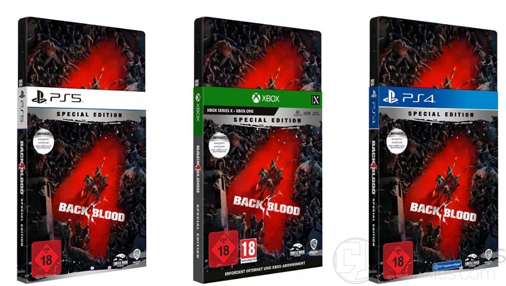 “Back 4 Blood” Special Edition für die Playstation 5/4 & Xbox Series X/ One für je 12,99€ zzgl. 5€ USK 18 Versand