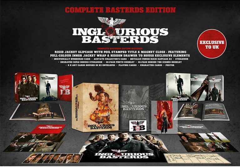 „Inglourious Basterds“ ab Februar 2022 in der Zavvi exklusiven 4K Complete Basterds Edition
