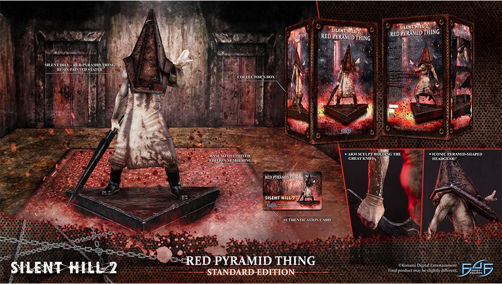 “Silent Hill 2” Red Pyramid Thing Statue von First4Figures in 3 Varianten ab 3. Quartal 2022