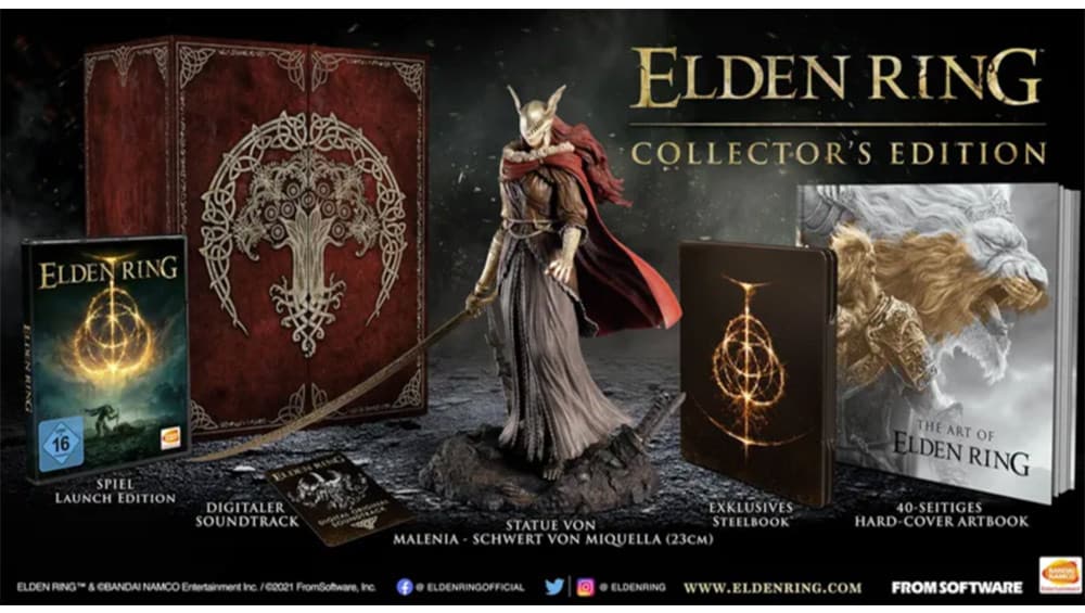 “Elden Ring” ab Februar 2022 als Collectors Edition für Playstation 4/5, Xbox One/ Series X und den PC – Update4