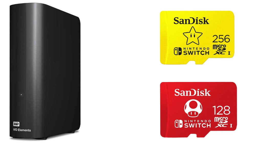 Western Digital Elements Desktop Festplatte 18TB für 299€ | 12TB für 199€ | SanDisk microSDXC 256 GB für 33,99€