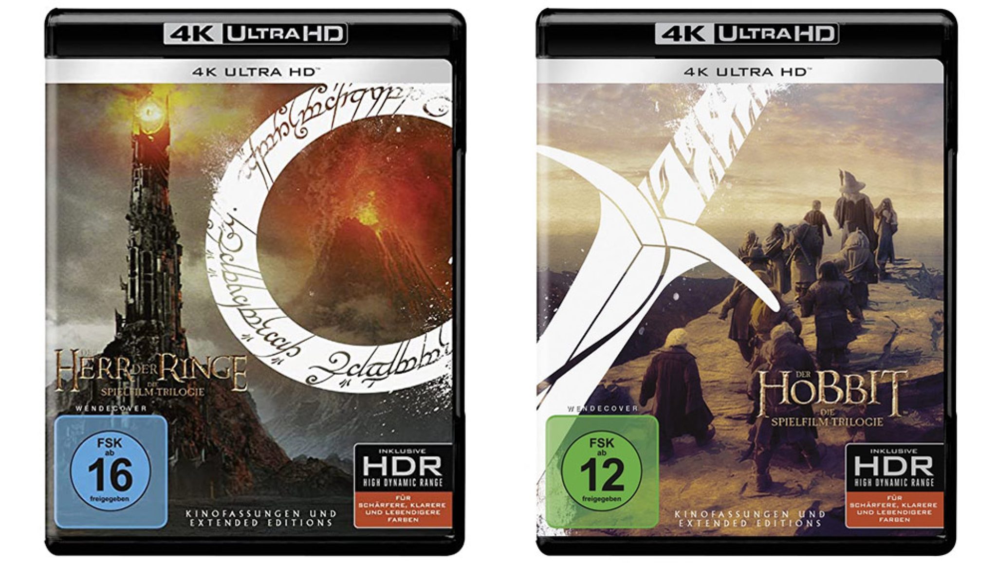 Herr Der Ringe 4k Collector's Edition "Herr der Ringe Trilogie & Der Hobbit Trilogie" auf 4K UHD für je 36,97€