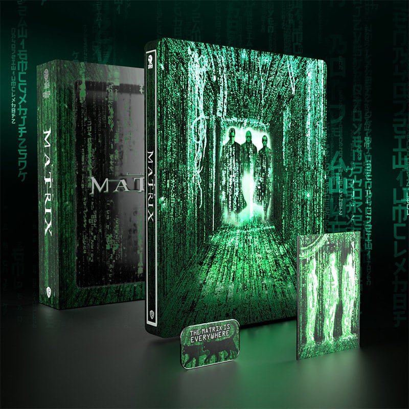 „The Matrix (1999)“ im Titans of Cult 4K Steelbook Set für 27,99€