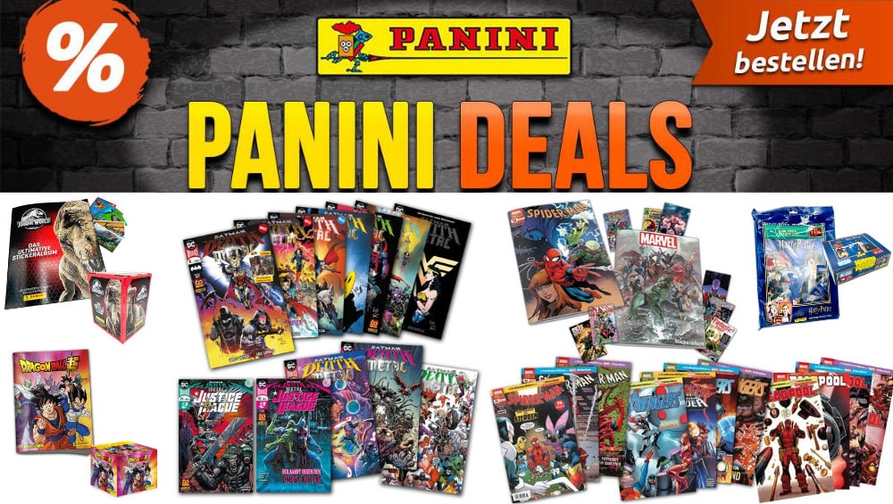 Panini Deals: Unter anderem mit reduzierten Comic-, Trading Cards-, und Sticker Bundles