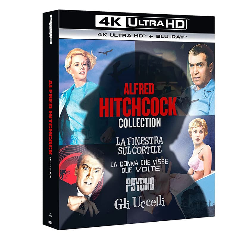 Alfred Hitchcock 4-Film Collection im 4K UHD Set für 43,10€ (IT)