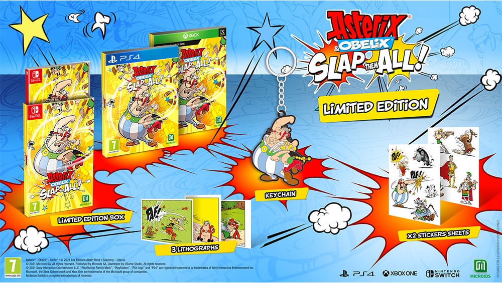 “Asterix & Obelix Slap them All!” Limited Edition für die Nintendo Switch für 39,99€