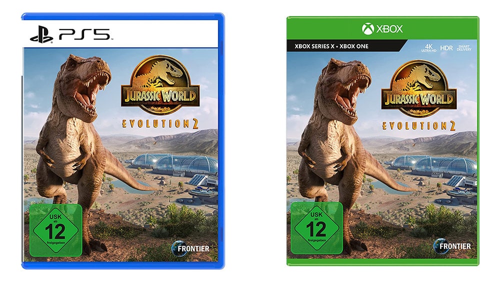 “Jurassic World Evolution 2” für die Xbox Series X/ One & Playstation 5/4 für je 34,99€