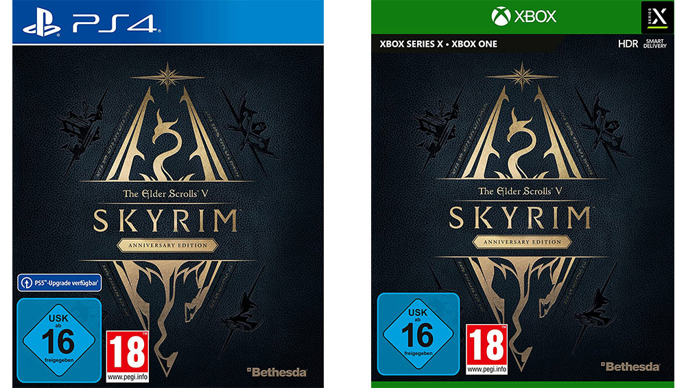 “The Elder Scrolls V: Skyrim” Anniversary Edition für die Playstation 4 für 19,99€ & Xbox Series X/ One für 23,99€