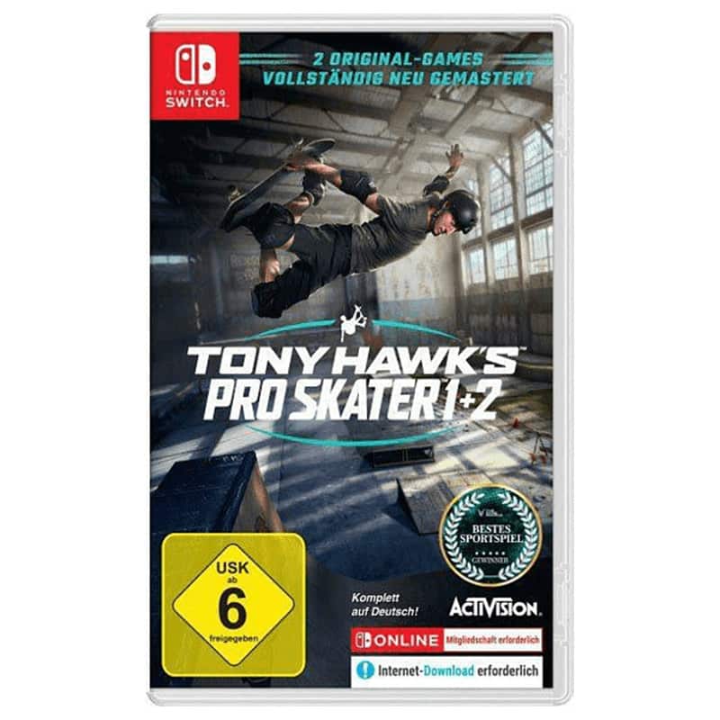 “Tony Hawk’s Pro Skater 1 + 2” für die Nintendo Switch für 19,99€