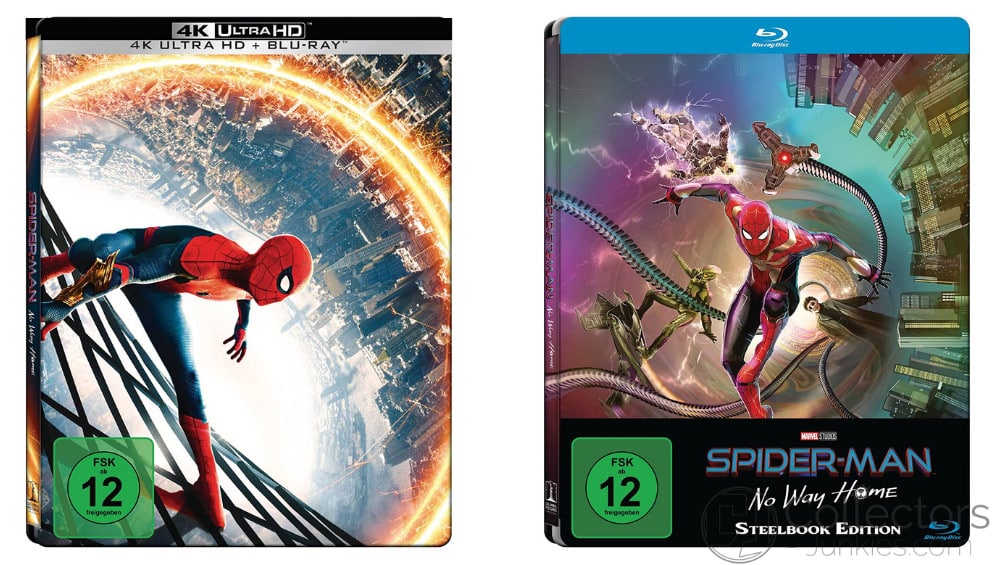 “Spider-Man: No Way Home” im 4K-& Blu-ray Steelbook sowie in den Standard Varianten | ab Juni 2022 (DE/UK/FR) – Update2