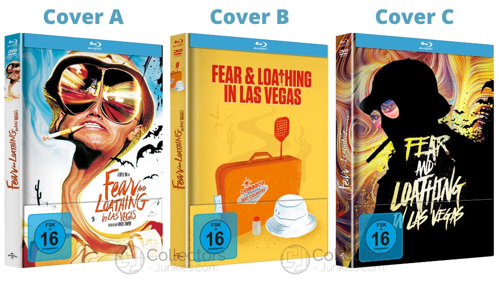 “Fear and Loathing in Las Vegas” ab April 2022 in 3 Blu-ray Mediabooks
