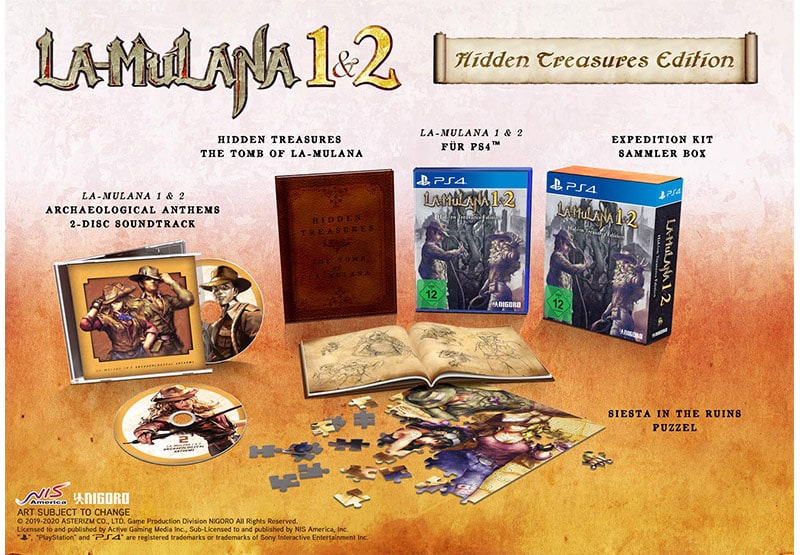 “La Mulana 1 & 2” in der Hidden Treasures Edition für die Playstation 4 für 33,41€ | Xbox One für 32,89€