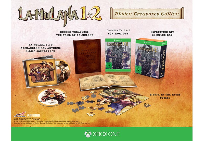„La Mulana 1 & 2“ in der Hidden Treasures Edition für die Xbox One für 23,98€