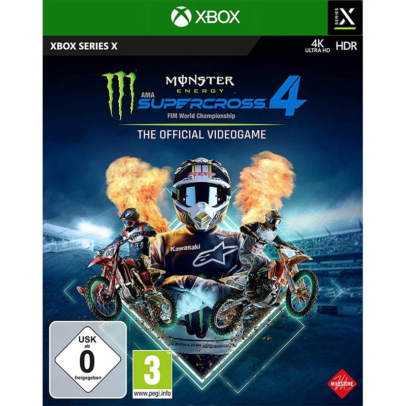 “Monster Energy Supercross – The Official Videogame 4” für die Xbox Series X für 21,50€