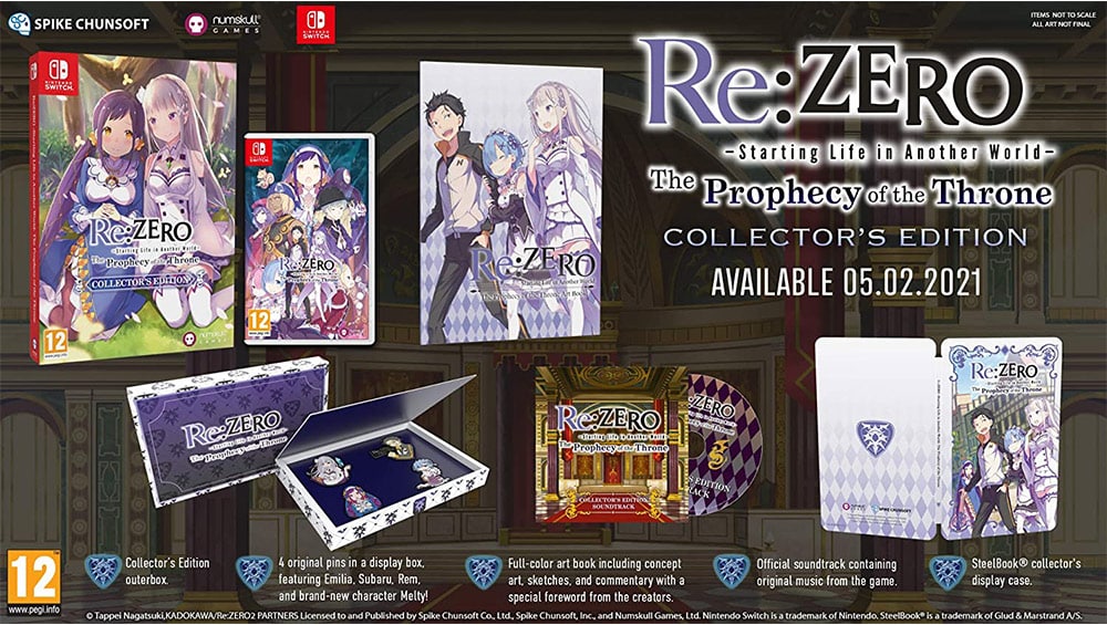 “RE:Zero -The Prophecy of the Throne” Collectors Edition für die Nintendo Switch für 63,83€ (ES)