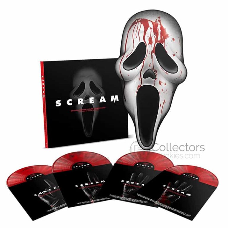 „Scream 1-4“ Original Motion Picture Soundtracks im 4er Vinyl Set für 79,99€